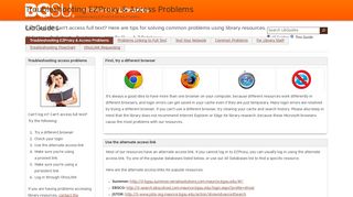 For Library Staff - Troubleshooting - LibGuides at BGSU University ...
