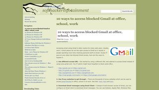 10 ways to access blocked Gmail at office, school, work - Google Sites