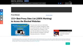 151+ Best Proxy Sites List (100% Working) to Access the Blocked ...
