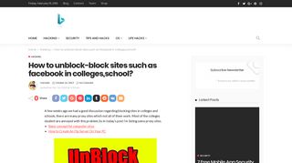 How to unblock-block sites such as facebook in ... - Blacklisthackers