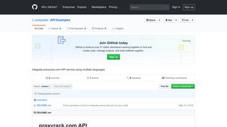 GitHub - proxyrack/API-Examples: Integrate proxyrack.com API service ...