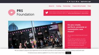 PRS Foundation - Leading UK funder of new music & talent ...