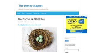 How To Top Up PRS Online - The Money Magnet