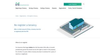 Re-register a tenancy | RTB - One Stop Shop