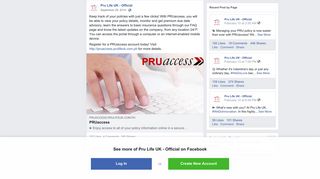 Keep track of your policies with just a... - Pru Life UK - Official | Facebook