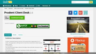 Prudent Client Desk 2.5 Free Download