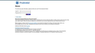 Prudential: Plan Access Login - Prudential Financial