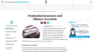 Prudential Insurance and Alliance Accounts
