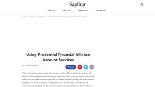 Using Prudential Financial Alliance Account Services | Sapling.com