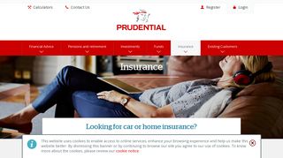 Car & Home Insurance products from Prudential - Prudential