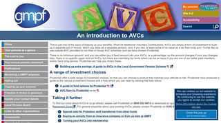 An introduction to AVCs - Greater Manchester Pension Fund