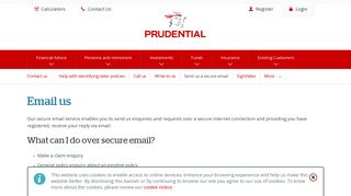 PruMail | Send a Secure Email to Prudential