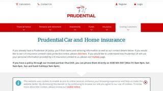 Prudential Car and Home insurance