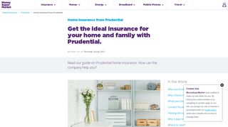 Prudential Home Insurance & Contact details | MoneySuperMarket