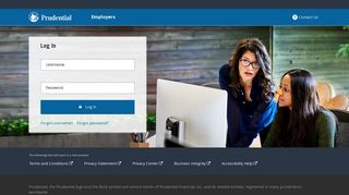 Prudential Financial - Workplace Benefits: Log In or First Time User