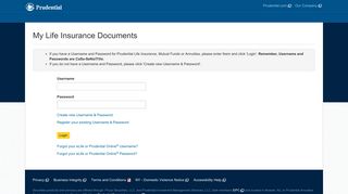 ELife Account Access - Login - Prudential Financial