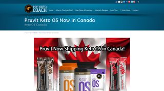 Pruvit Keto OS Now in Canada | Keto OS Canada - My Keto Coach