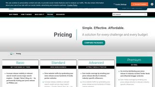 Press Release Distribution Pricing Packages | PRWeb - Why PRWeb