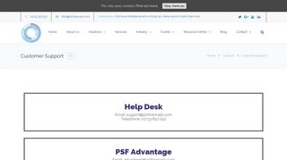 Customer Support | PS Financials