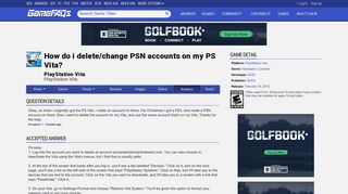 How do i delete/change PSN accounts on my PS Vita? - PlayStation ...