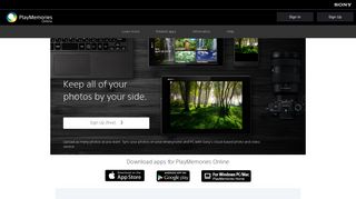 PlayMemories Online - Sony's cloud-based photo & video service