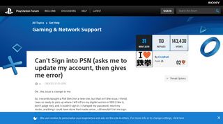 Solved: Can't Sign into PSN (asks me to update my account ...