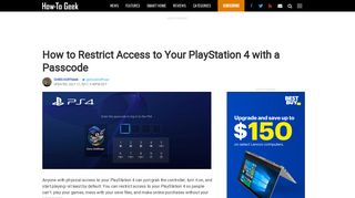 How to Restrict Access to Your PlayStation 4 with a Passcode