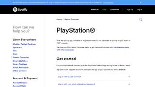 PlayStation® - Spotify