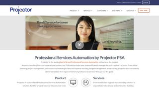 Professional Services Automation (PSA) Software from Projector PSA