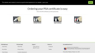 Order Your PSA (NSO) Certificate Online | PSAHelpline.ph