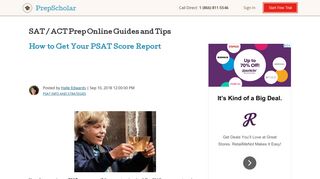 How to Get Your PSAT Score Report - PrepScholar Blog