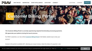 Customer Billing Portal | PSAV