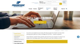 Online Banking & Bill Pay | Progressive Savings Bank | Jamestown ...