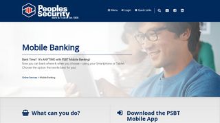 Mobile Banking | Peoples Security Bank & Trust (Scranton, PA)