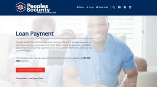 Loan Payment | Peoples Security Bank & Trust (Scranton, PA)