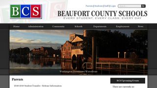 Parents | Beaufort County Schools