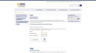 Public Service Credit Union - Online Banking - Pscu.ca