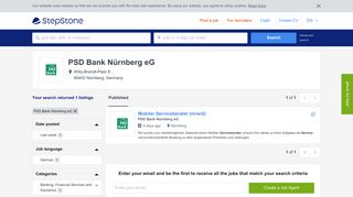 Jobs at PSD Bank Nürnberg eG - StepStone