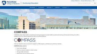 COMPASS – Continuing Education - Penn State