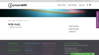 Web Mail - Power Shift