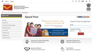 Speed Post - India Post