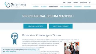 Professional Scrum Master I | Scrum.org