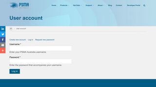 User account | PSMA Australia