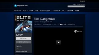 Elite Dangerous on PS4 | Official PlayStation™Store US