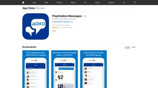 PlayStation Messages on the App Store - iTunes - Apple