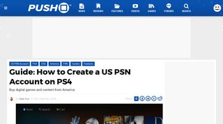 How to Create a US PSN Account on PS4 - Guide - Push Square