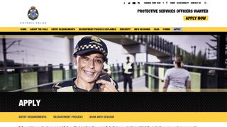 Apply | Protective Services Officers | Victoria Police