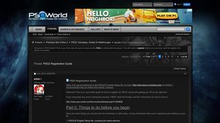 Guide PSO2 Registration Guide - PSO-World.com