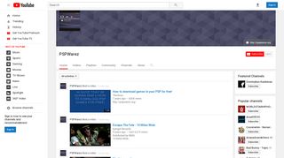 PSPWarez - YouTube