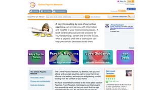 Online Psychic Reading, Live Psychic Chat at the Online Psychic ...
